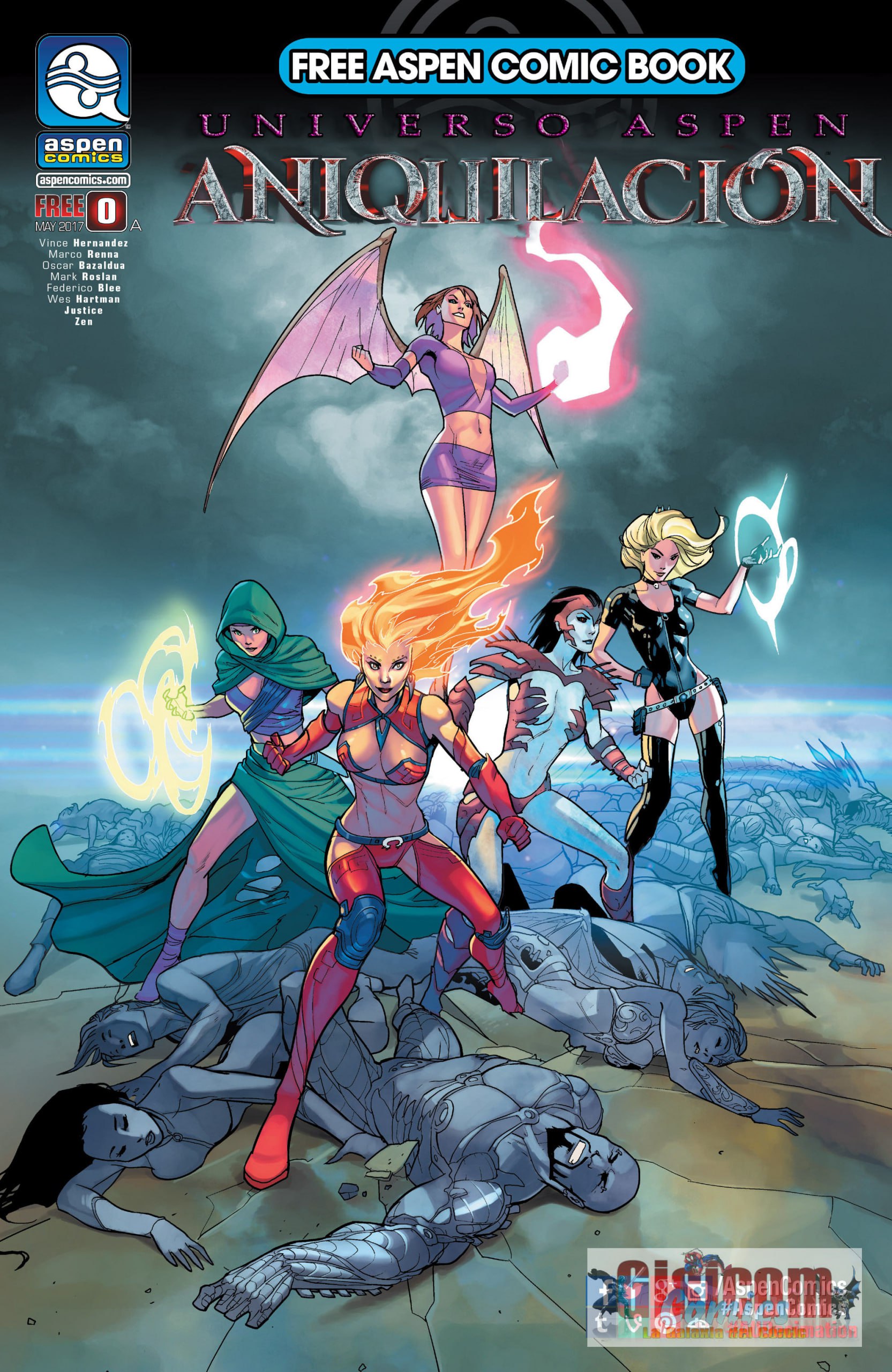 Portada ampliada de Universo Aspen Aniquilación