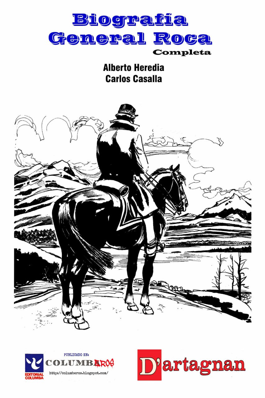 Portada ampliada de Biografia General Roca Completa