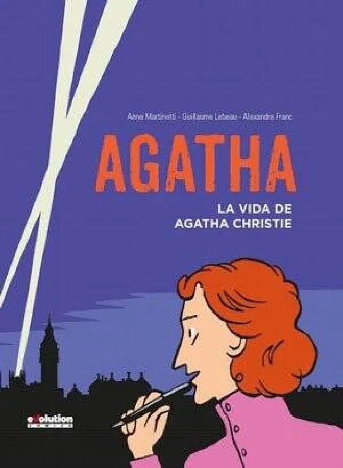 Portada ampliada de AGATHA LA VIDA DE AGATHA CHRISTIE