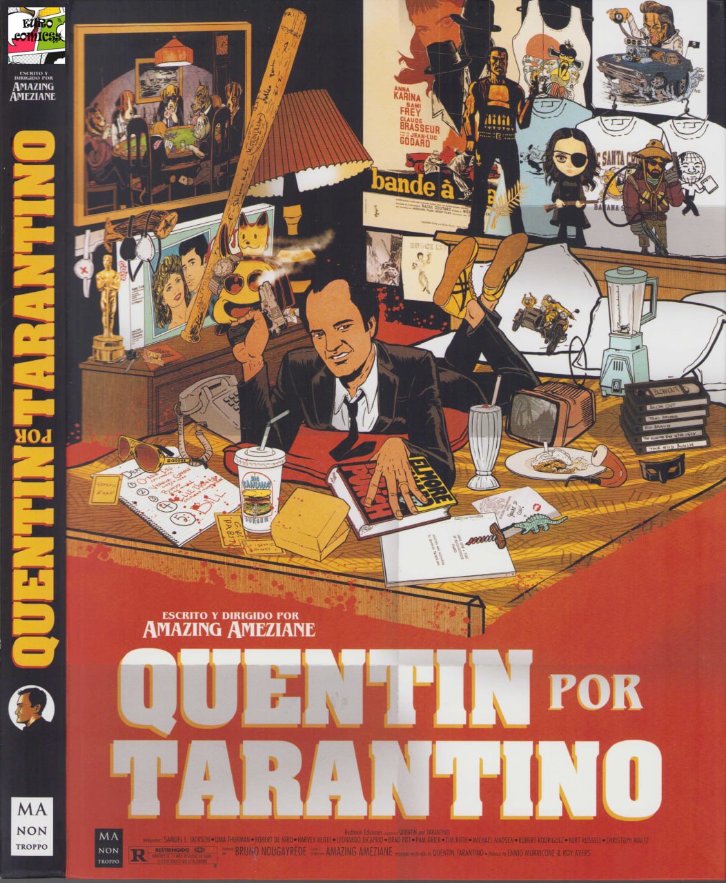 Portada ampliada de QUENTIN POR TARANTINO