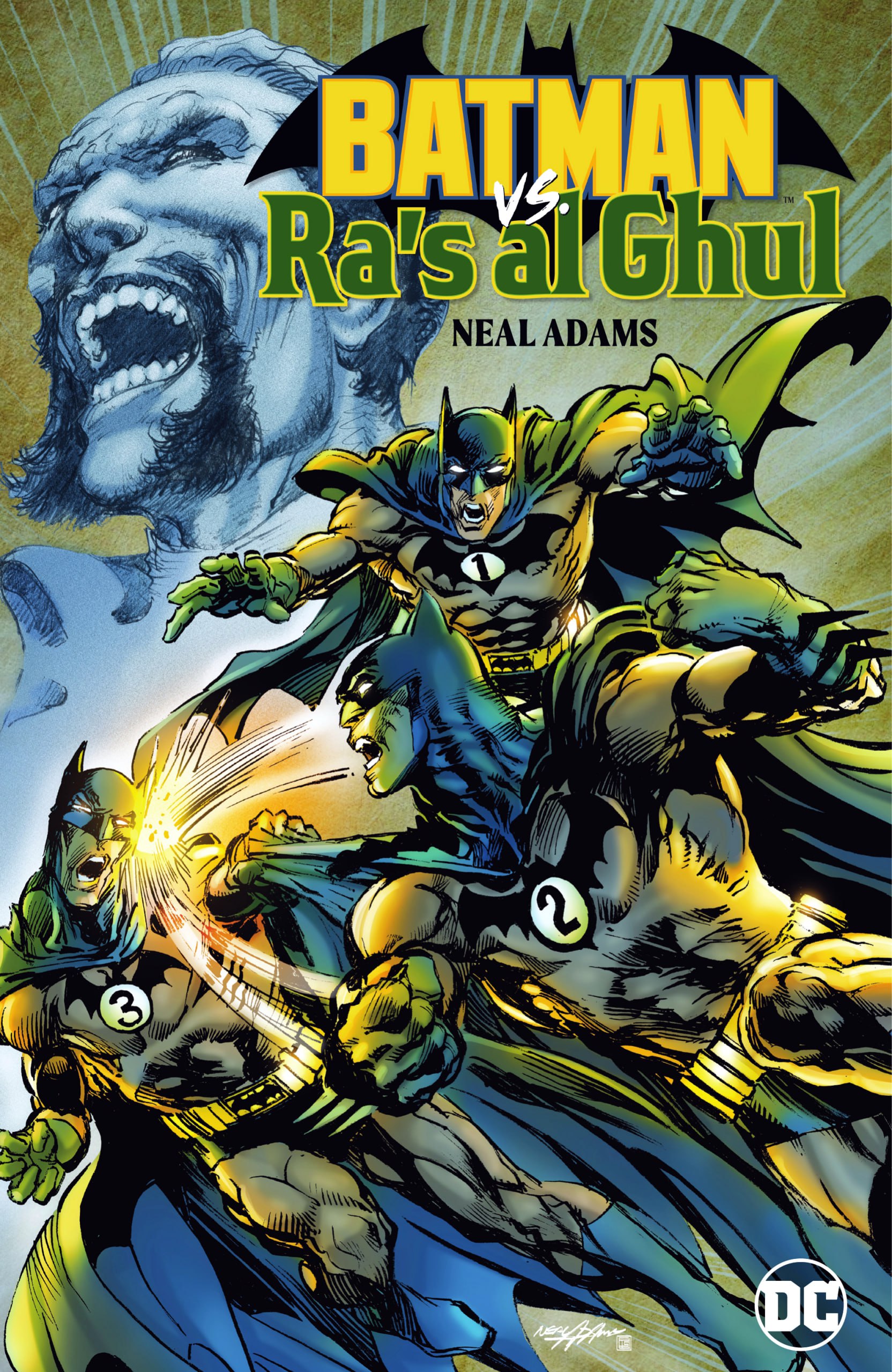 Portada ampliada de BATMAN vs Ra's al Ghul