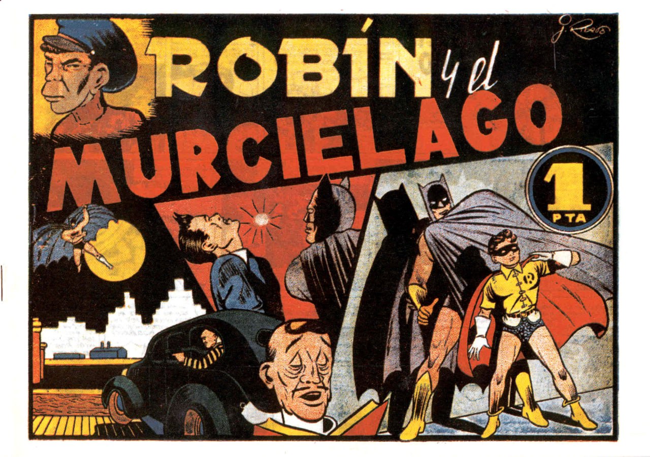 Portada ampliada de ROBIN Y EL MURCIELAGO