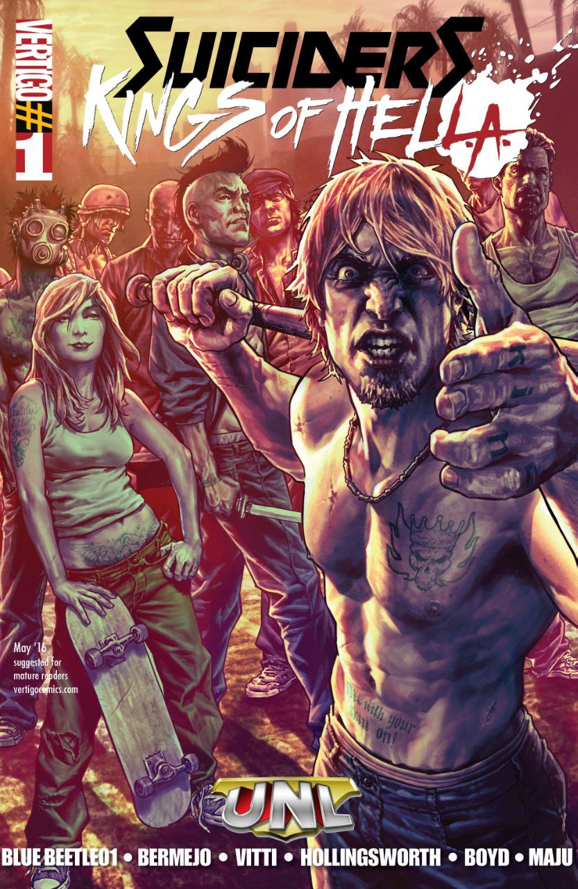 Portada ampliada de Suiciders: Kings of Hella