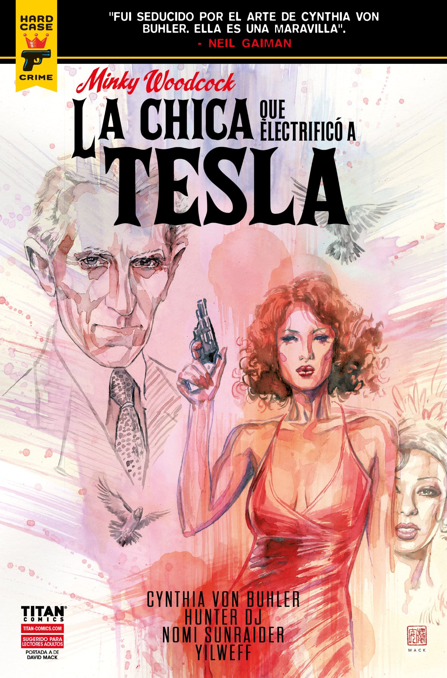 Portada ampliada de Minky Woodcock La chica que electrifico a Tesla
