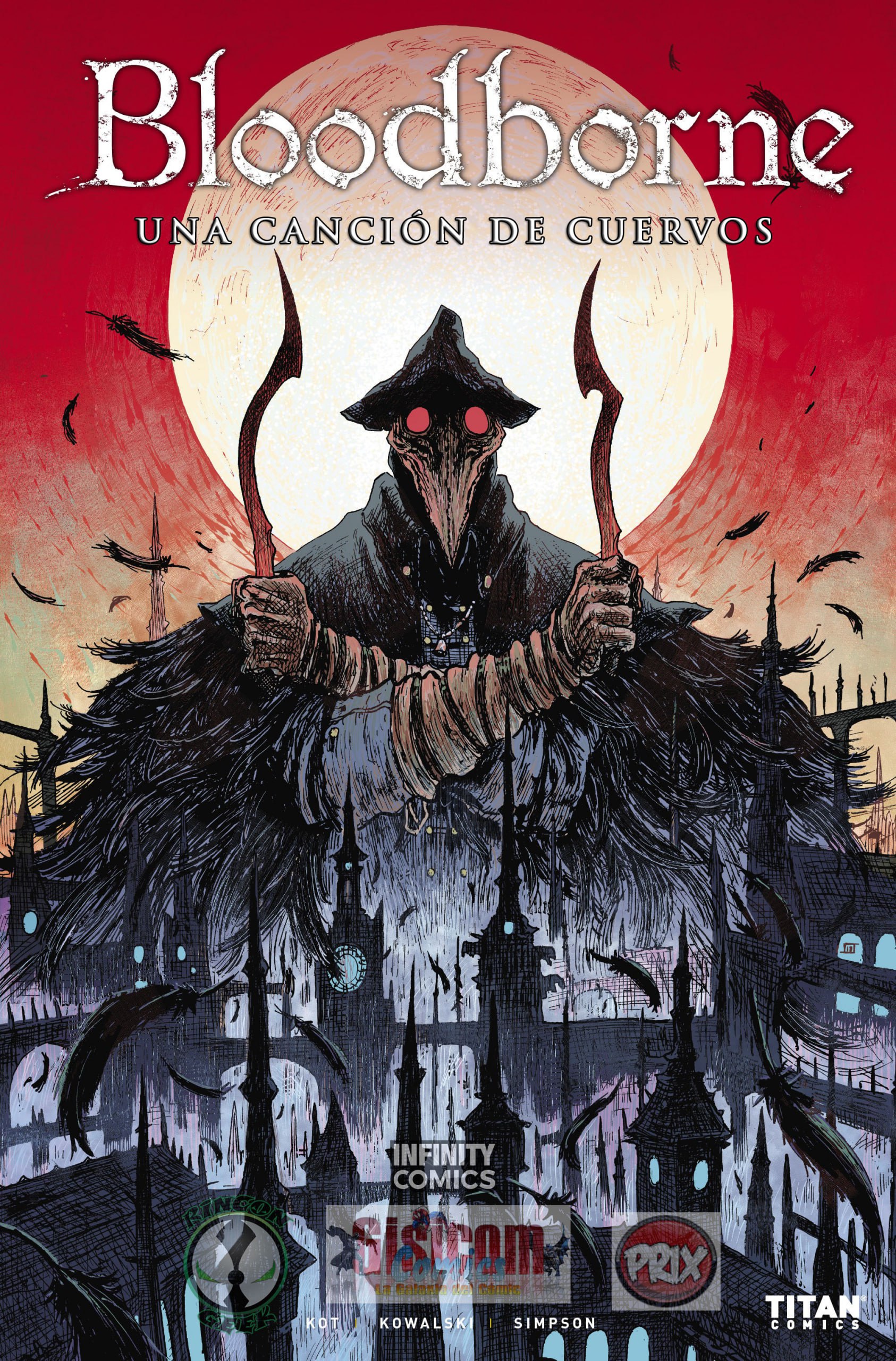 Portada ampliada de Bloodborne: Una canción de cuervos