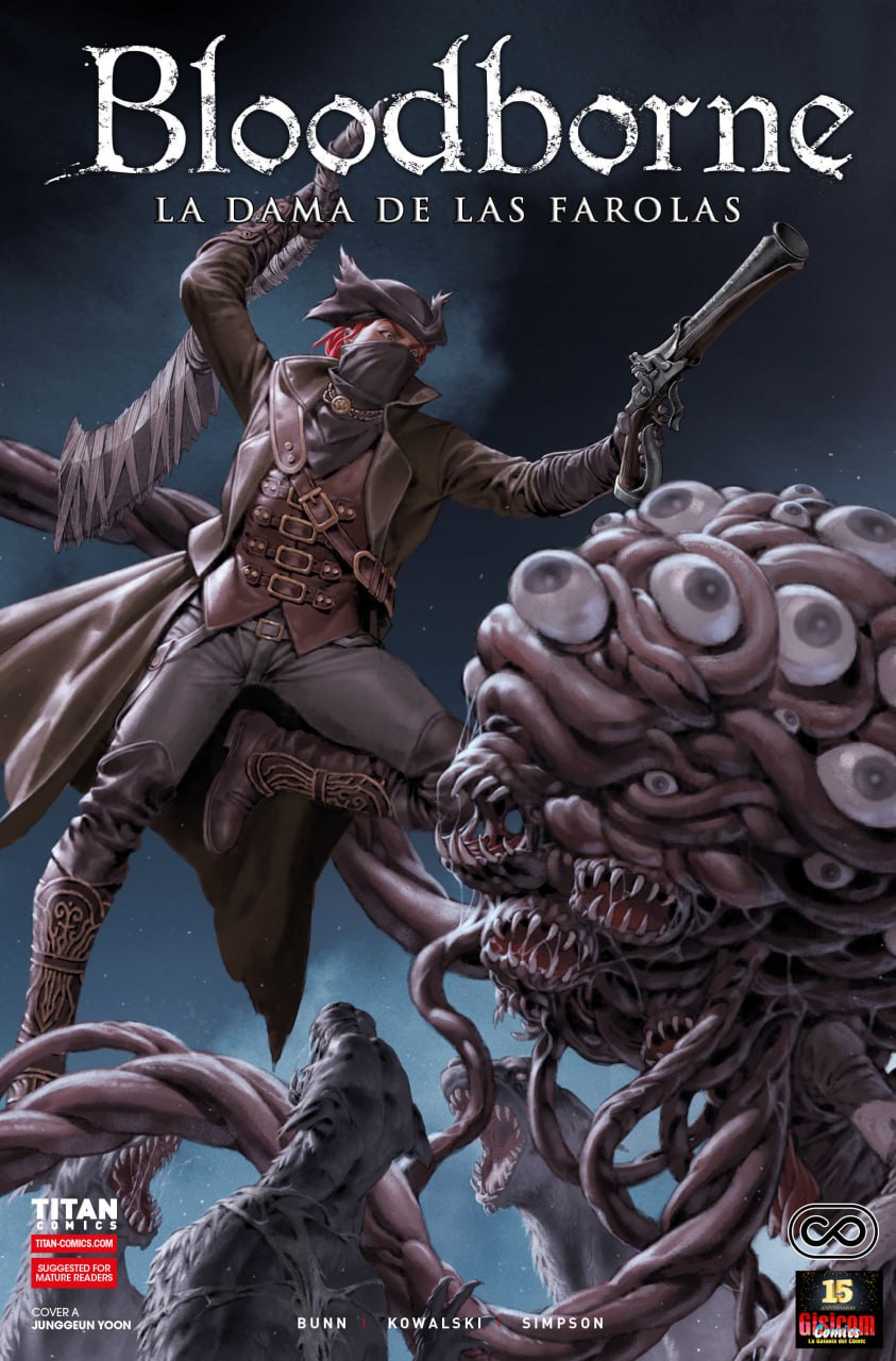 Portada ampliada de Bloodborne la dama de las farolas