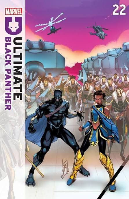 Portada ampliada de Ultimate Black Panther