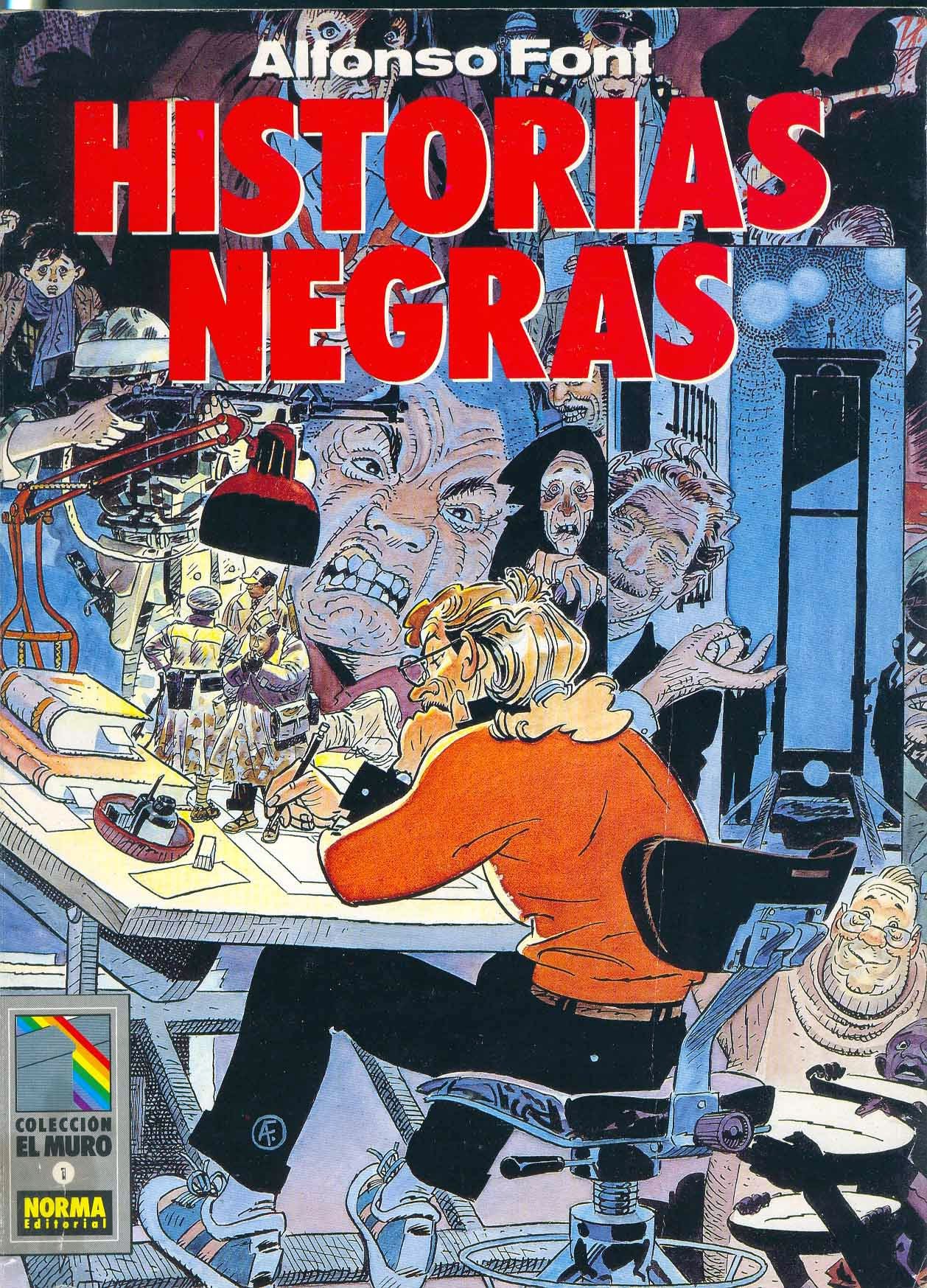 Portada ampliada de HISTORIAS NEGRAS