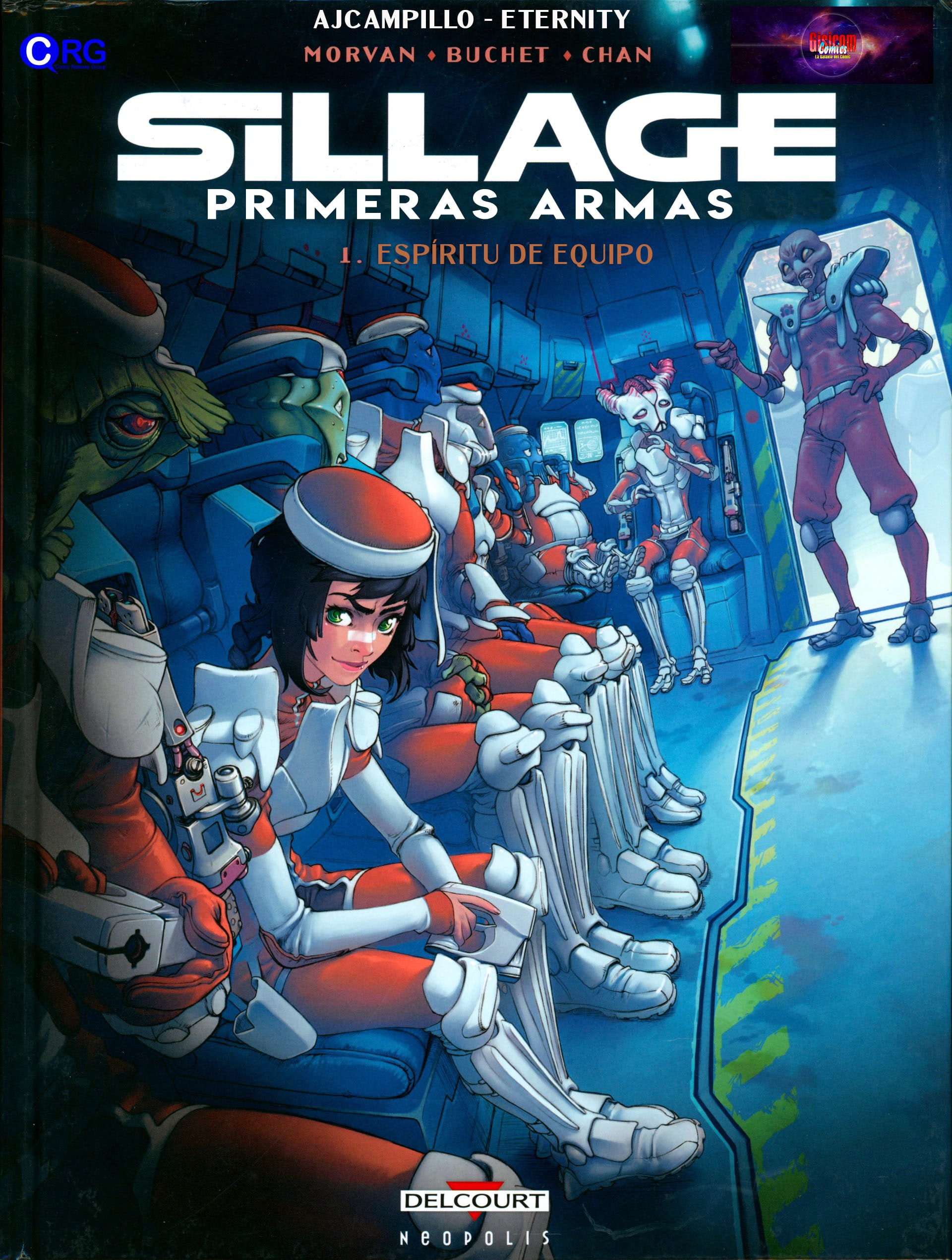 Portada ampliada de Sillage Primeras Armas