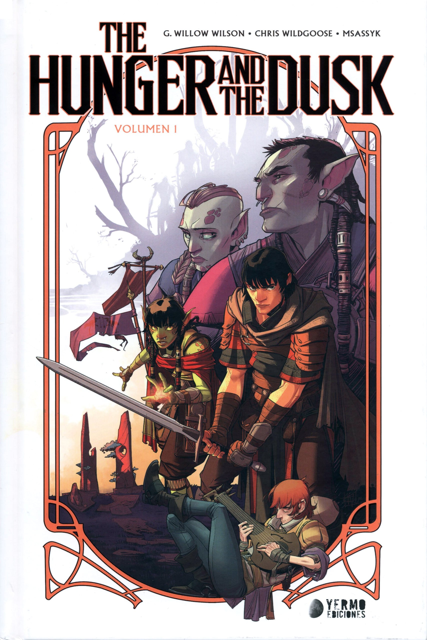 Portada ampliada de THE HUNGER AND THE DUSK