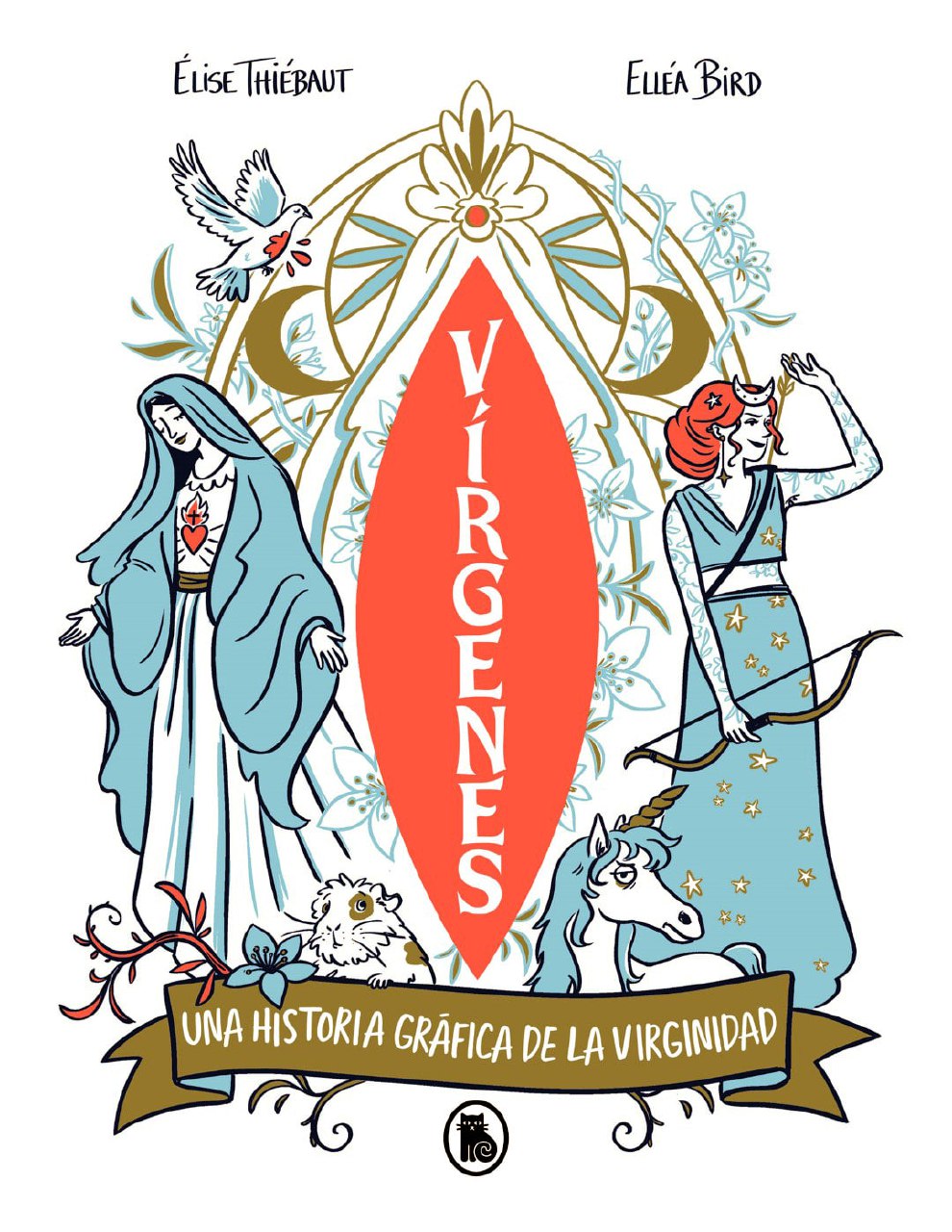 Portada ampliada de Vírgenes. Una historia gráfica de la virginidad