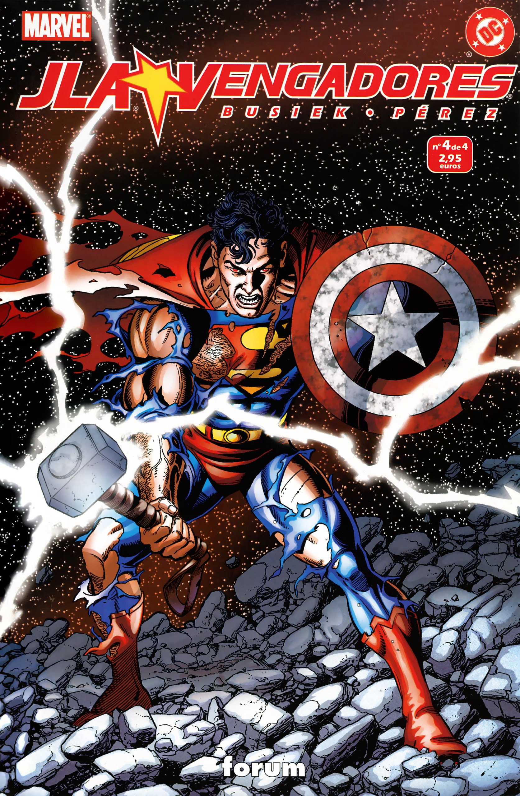 Portada ampliada de JLA VENGADORES