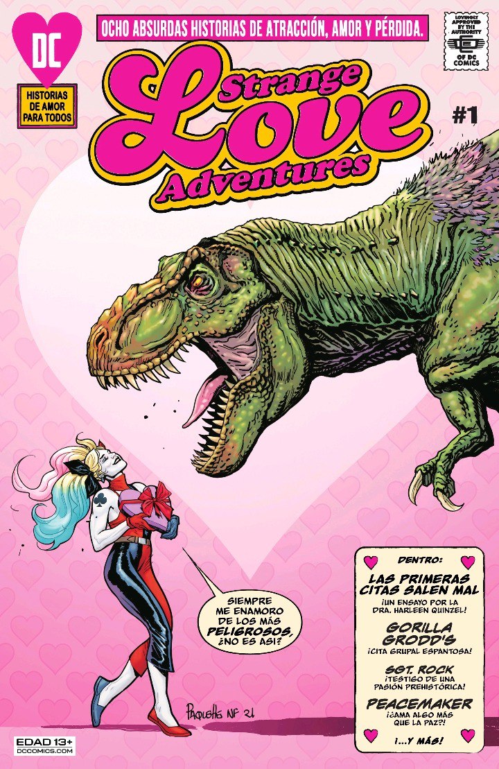 Portada ampliada de Strange Love Adventures