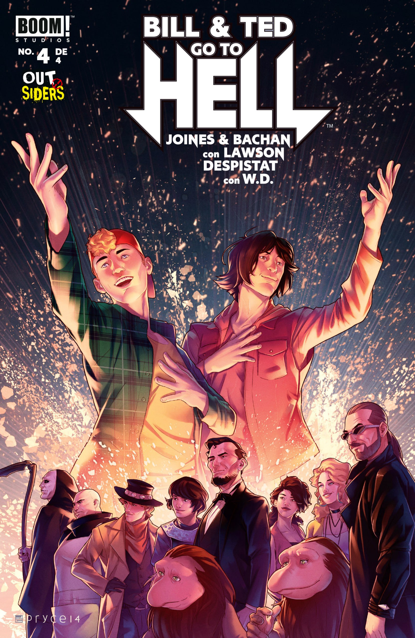 Portada ampliada de BILL & TED GO TO HELL