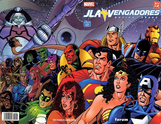 Portada ampliada de JLA VENGADORES