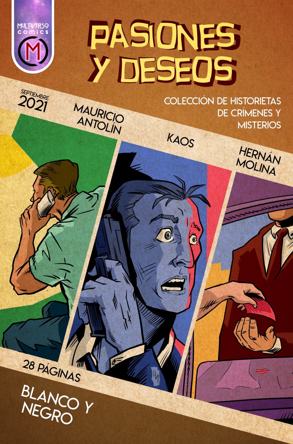 Portada ampliada de Pasiones y Deseos