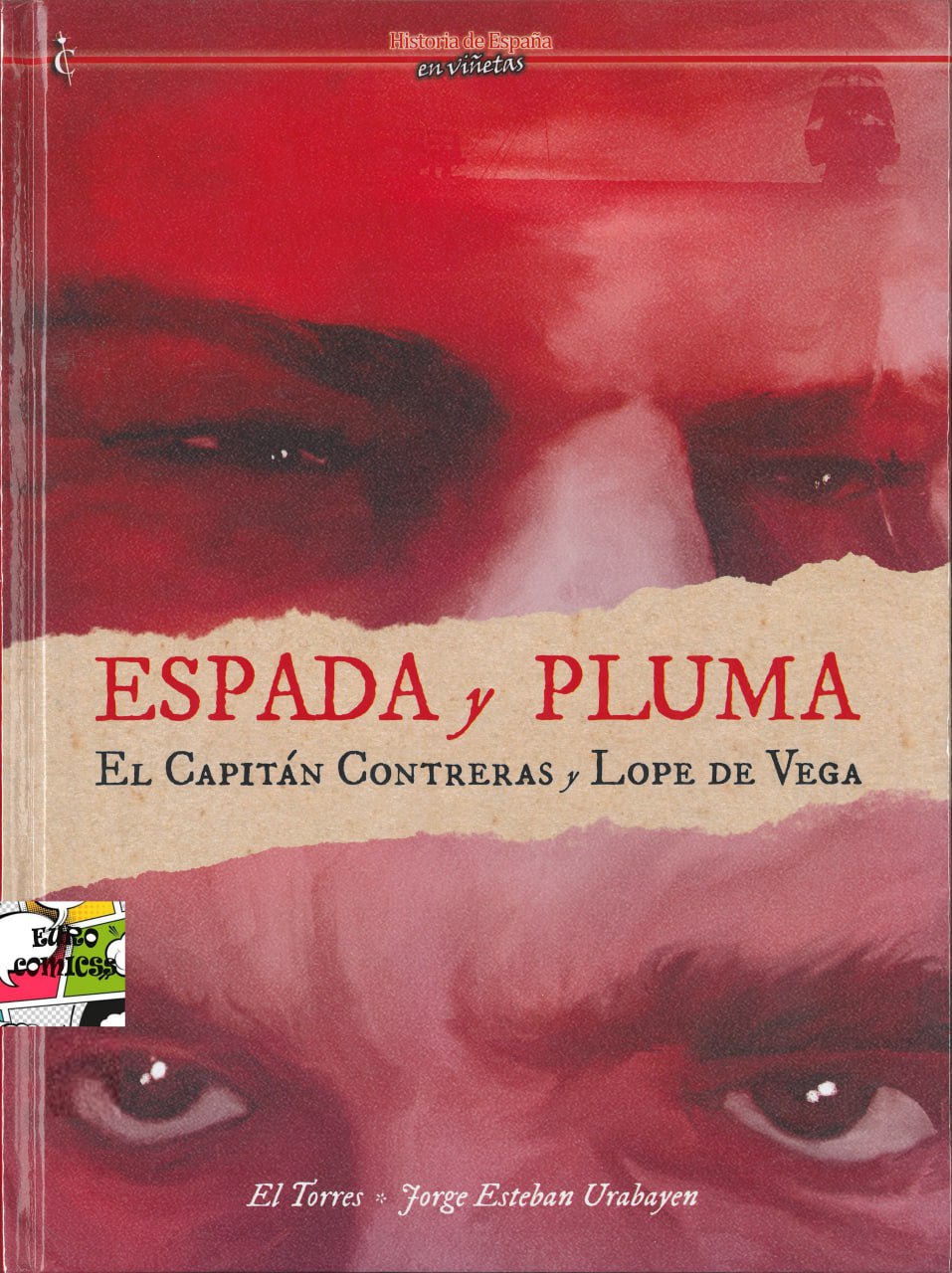 Portada ampliada de ESPADA y PLUMA EL CAPITÁN CONTRERAS, LOPE DE VEGA