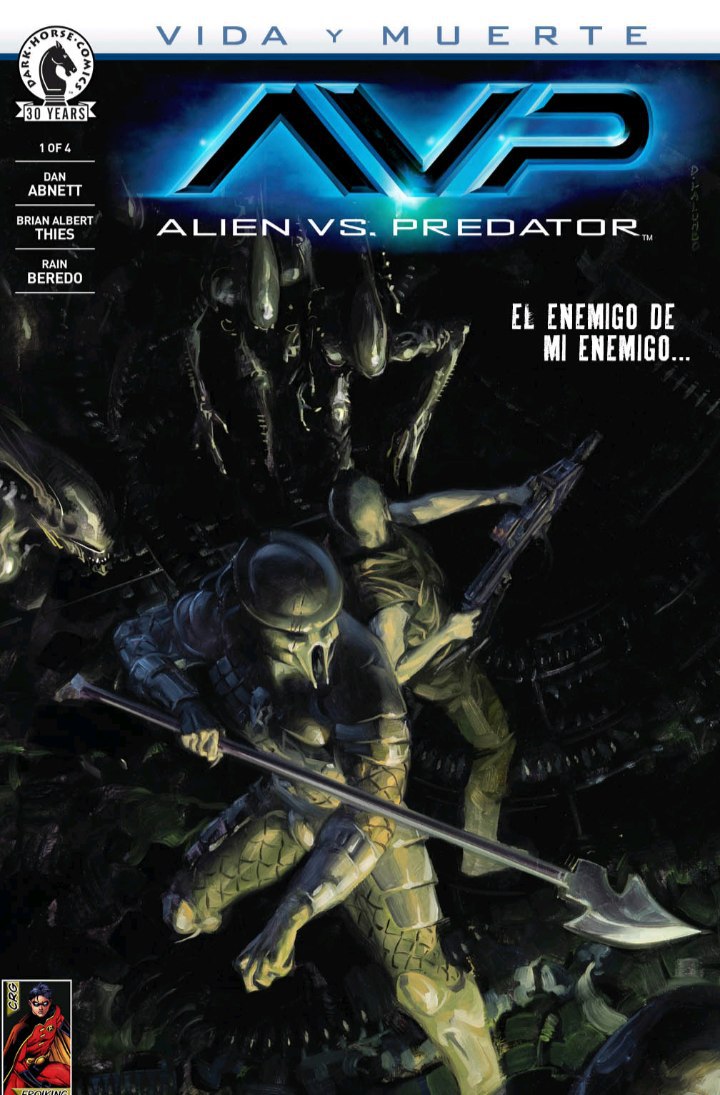 Portada ampliada de VIDA Y MUERTE AVP ALIEN VS. PREDATOR