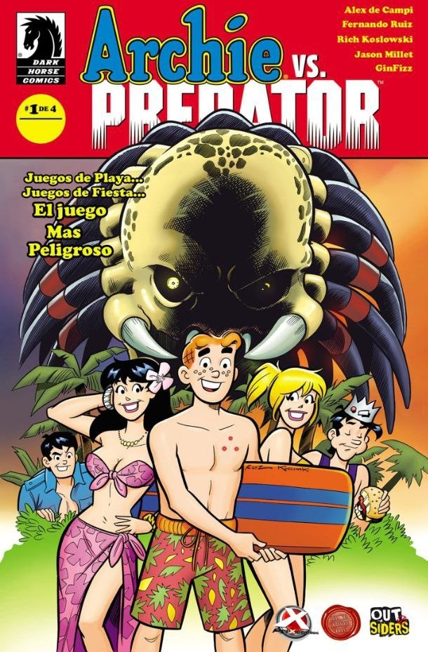 Portada ampliada de Archie vs. Predator