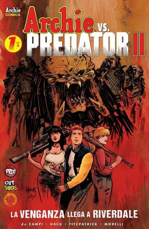 Portada ampliada de Archie vs. Predator II