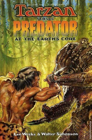 Portada ampliada de Tarzan Versus Predator At The Earth's Core