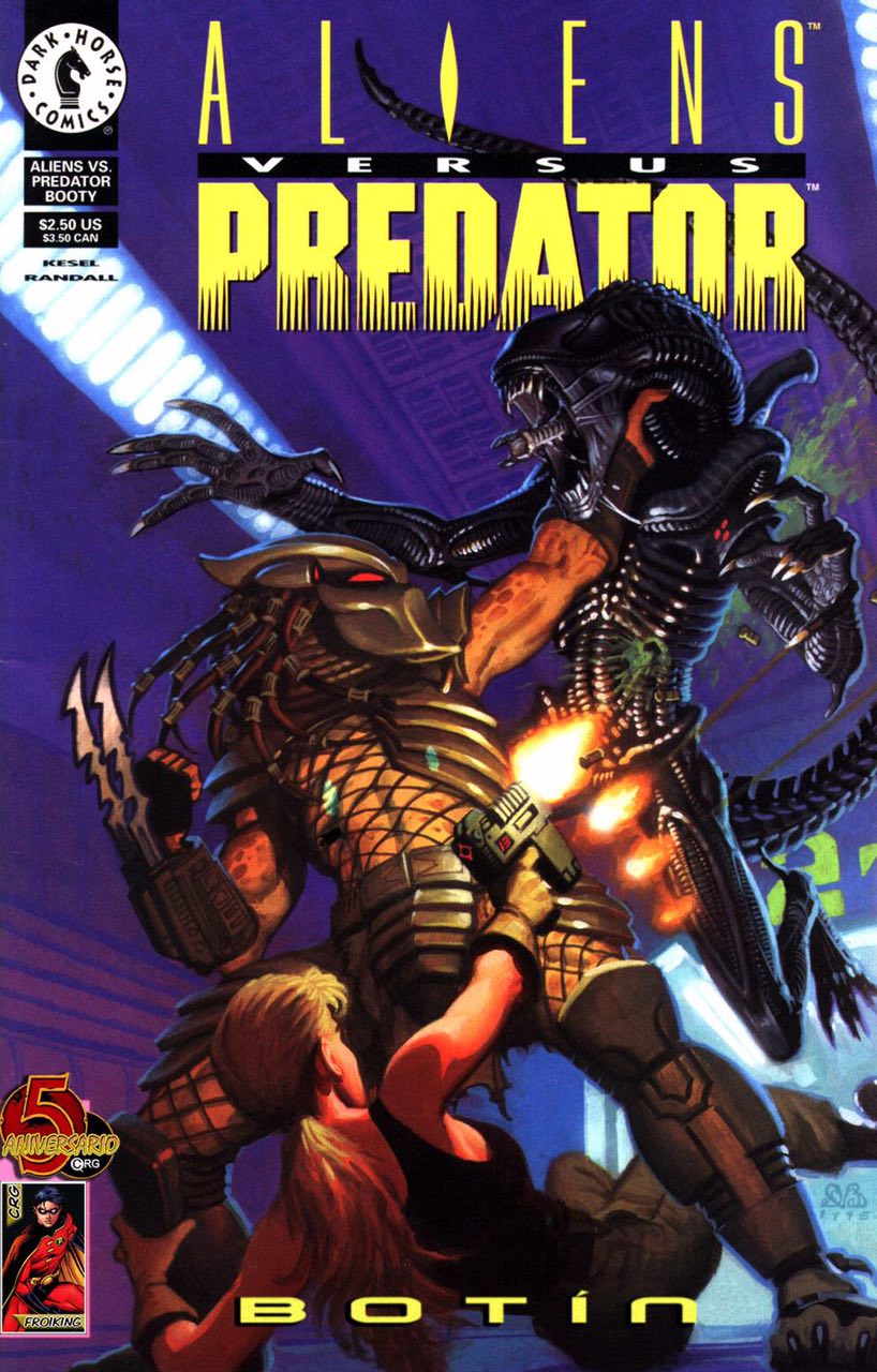 Portada ampliada de ALIENS VERSUS PREDATOR