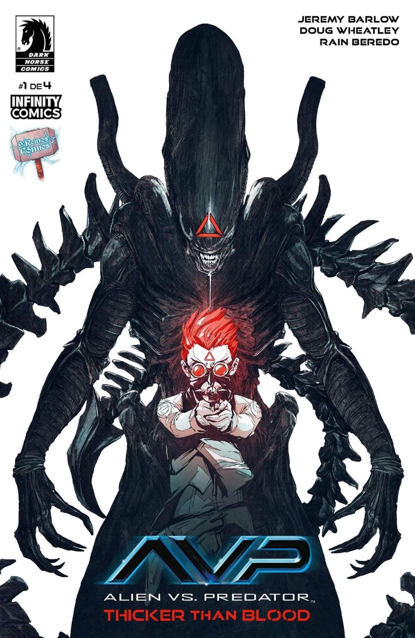 Portada ampliada de ALIEN VS. PREDATOR. THICKER THAN BLOOD