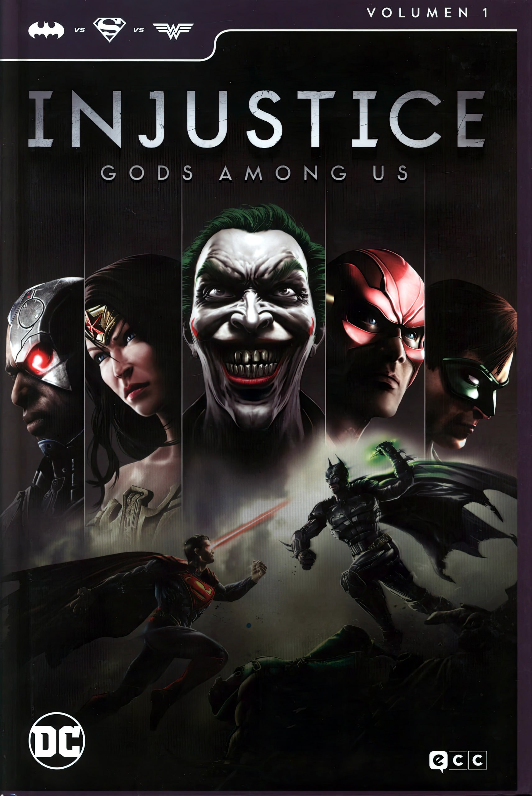 Portada ampliada de INJUSTICE GODS AMONG US
