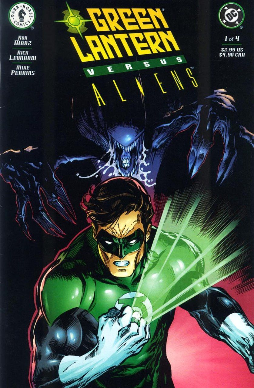 Portada ampliada de Green Lantern Versus Aliens