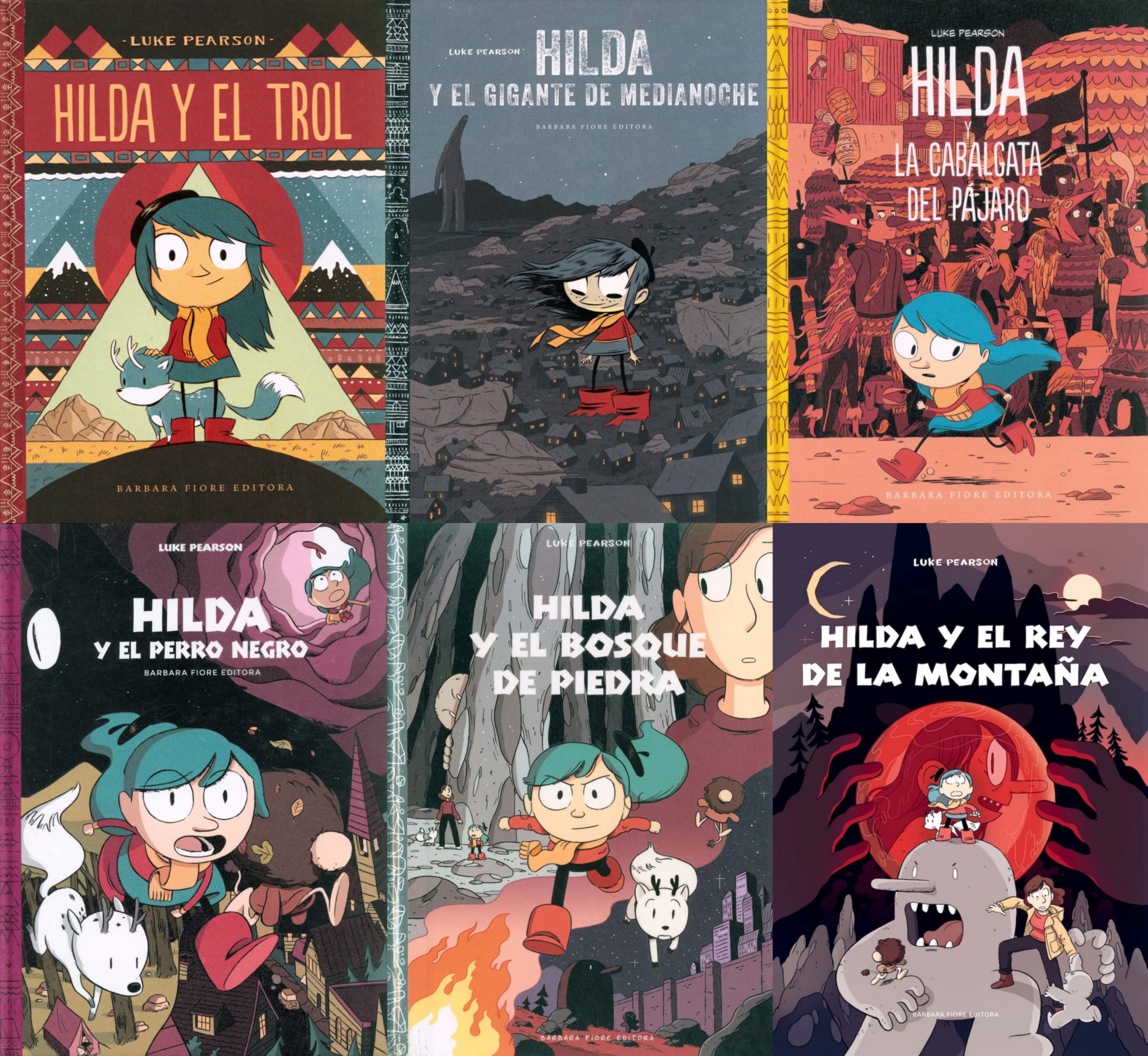 Portada ampliada de HILDA | Novelas Gráficas. Detalles Técnicos: Autor: Luke Pearson Año: 2010-2019 Editorial: Barbara Fiore Editora Peso ap