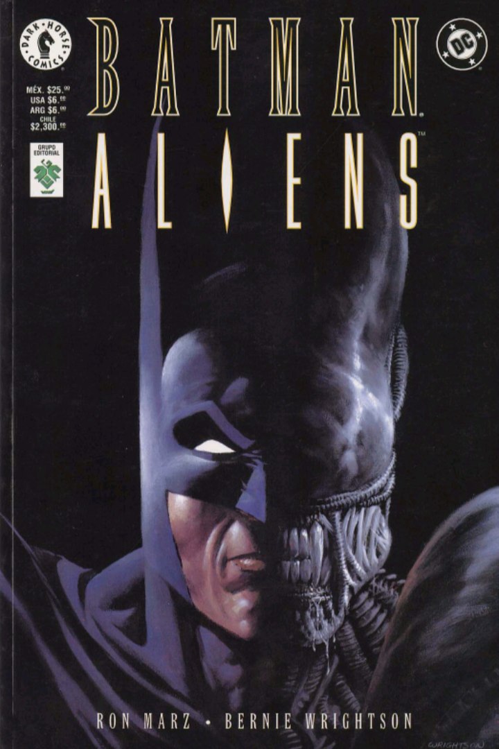 Portada ampliada de BATMAN ALIENS