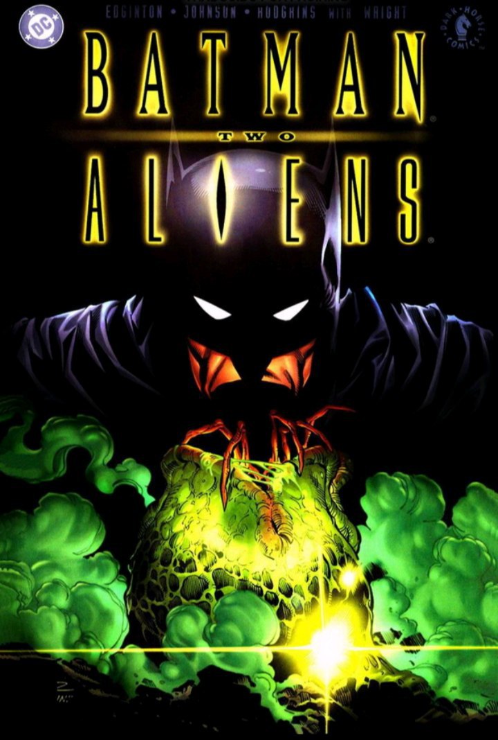 Portada ampliada de BATMAN TWO ALOENS