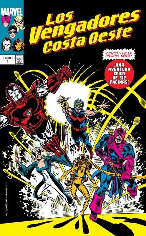 Portada ampliada de Los Vengadores Costa Oeste