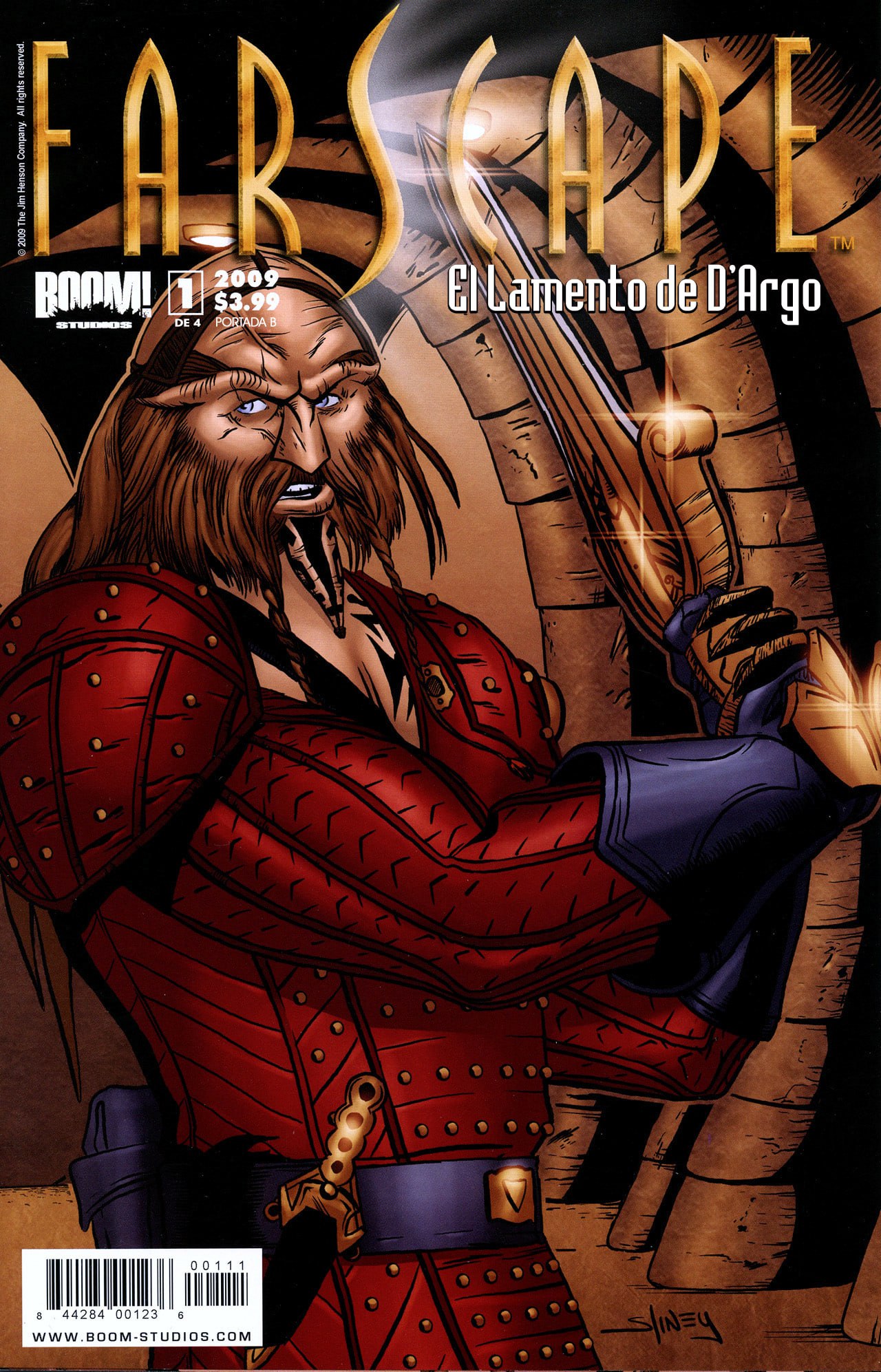 Portada ampliada de Farscape El Lamento de D'Argo