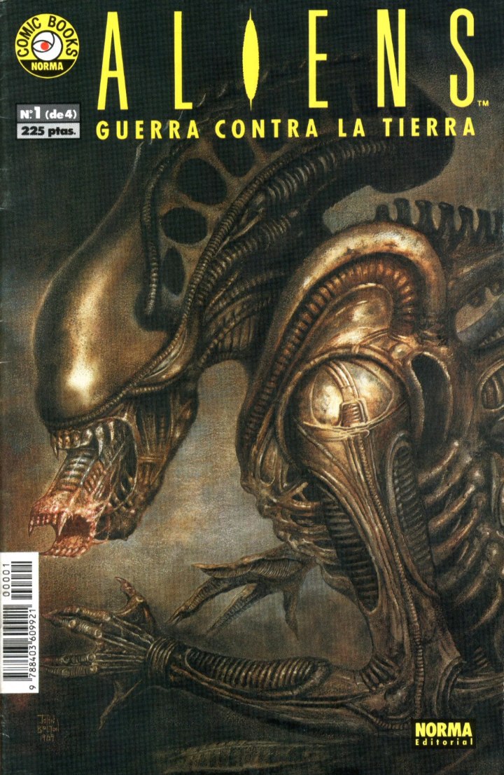 Portada ampliada de ALIENS GUERRA CONTRA LA TIERRA