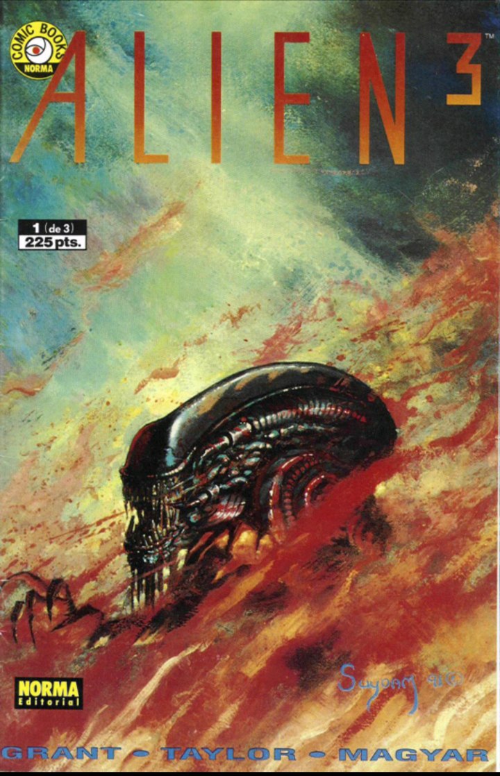 Portada ampliada de ALIEN