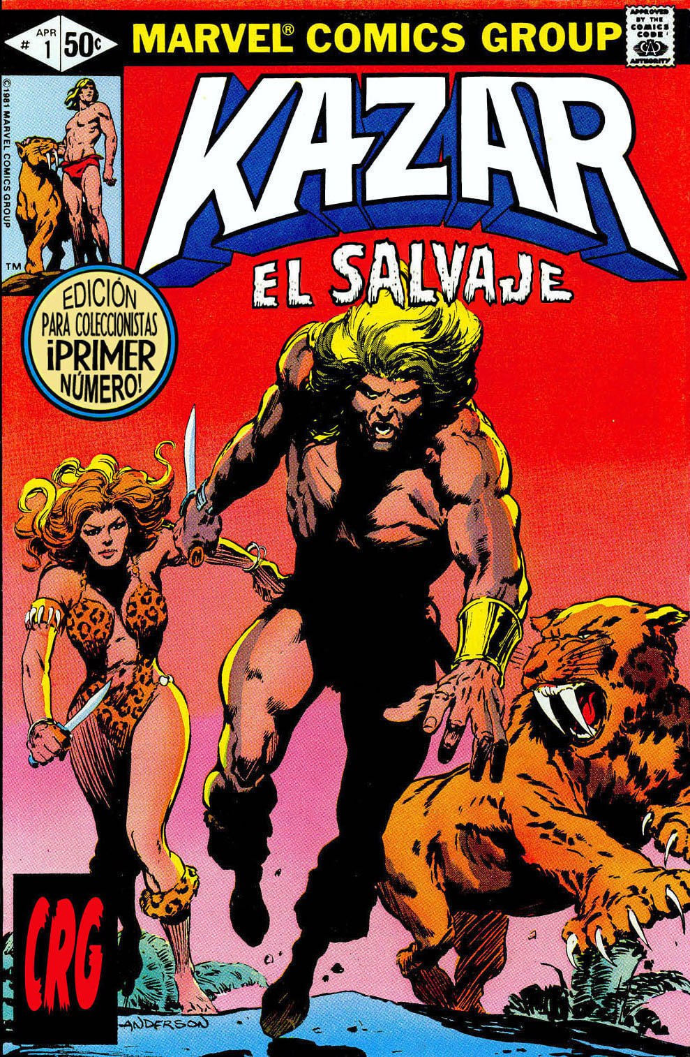 Portada ampliada de Kazar El Salvaje