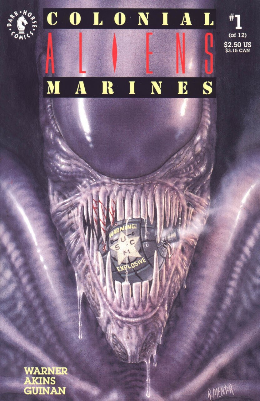 Portada ampliada de COLONIAL ALIENS MARINES