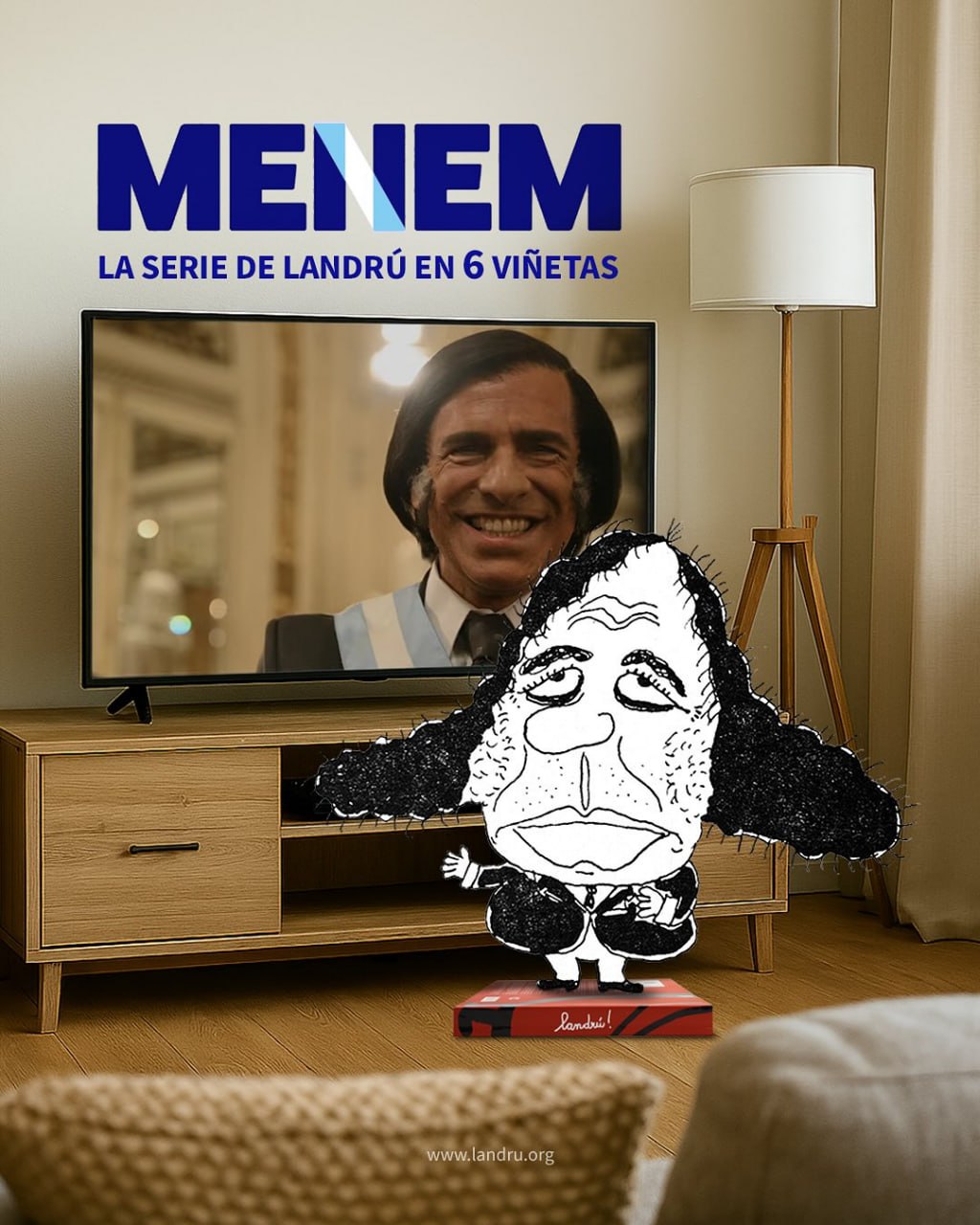 Portada ampliada de Menem