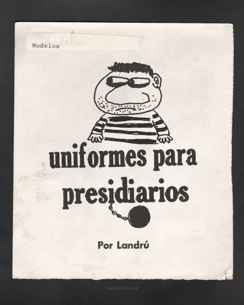 Portada ampliada de uniformes para presidarios