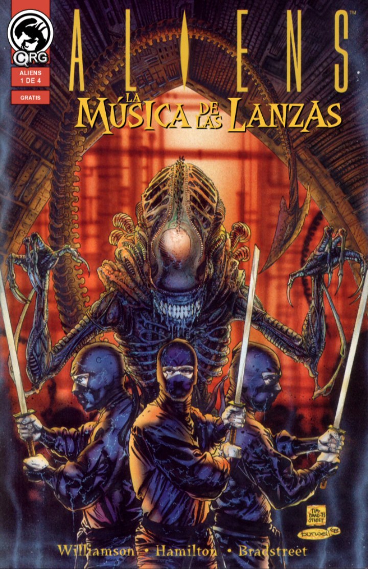 Portada ampliada de ALIENS MUSICA Y LANZAS