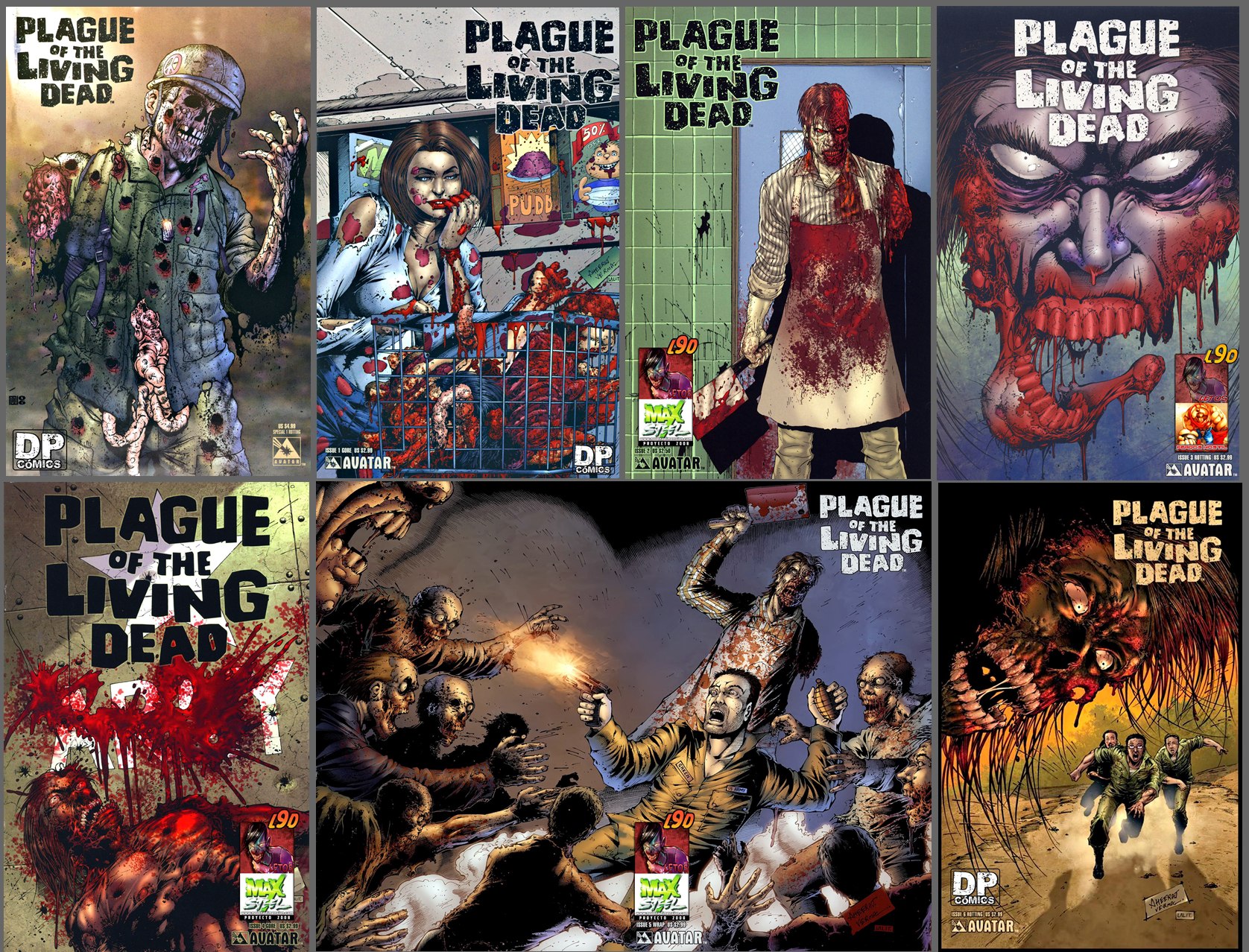 Portada ampliada de PLAGUE OF THE LIVING DEAD