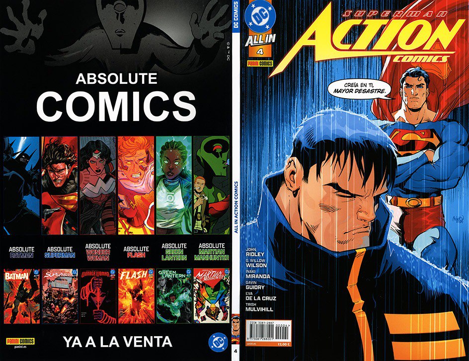 Portada ampliada de Action Comics