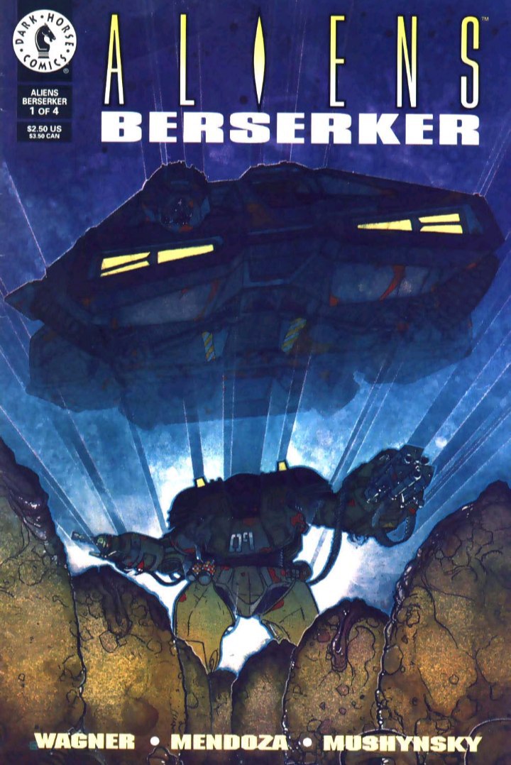 Portada ampliada de ALIENS BERSERKER