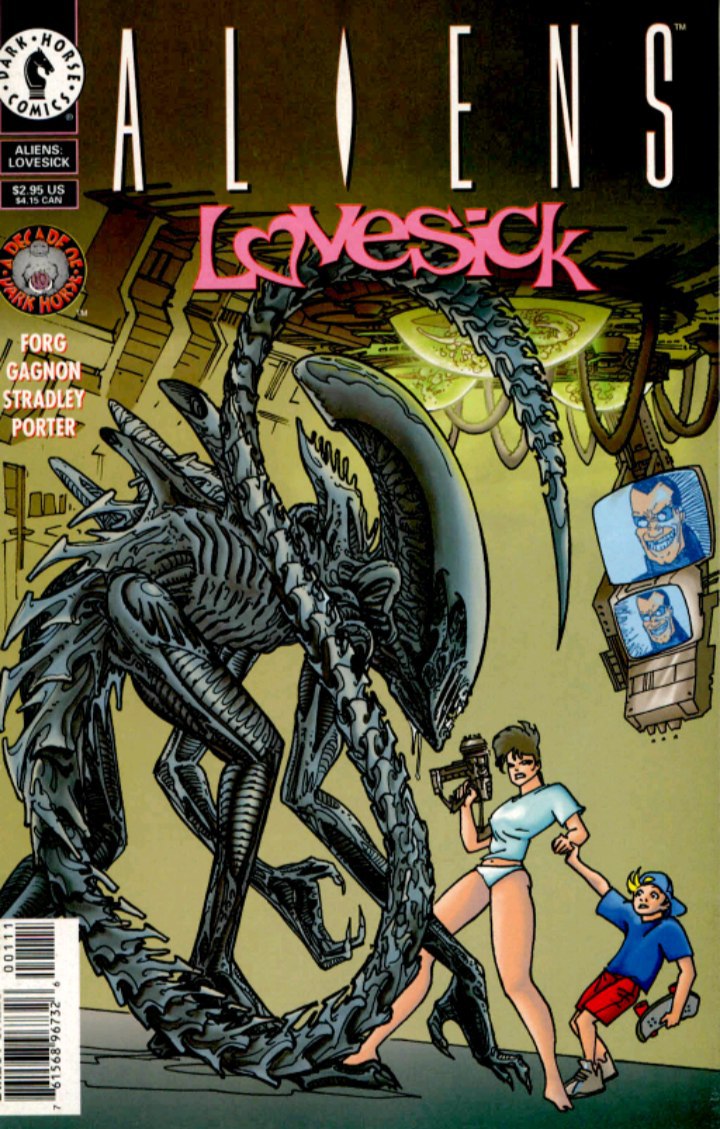 Portada ampliada de ALIENS Lovesick
