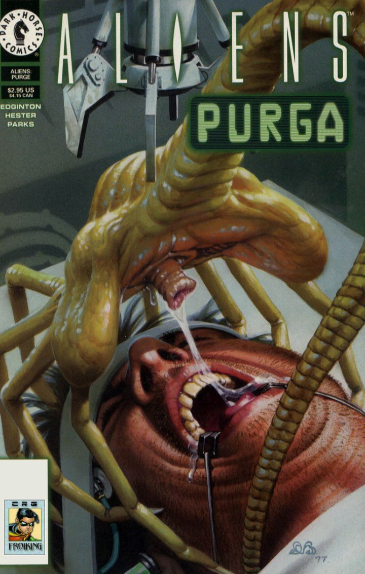 Portada ampliada de ALIENS PURGA