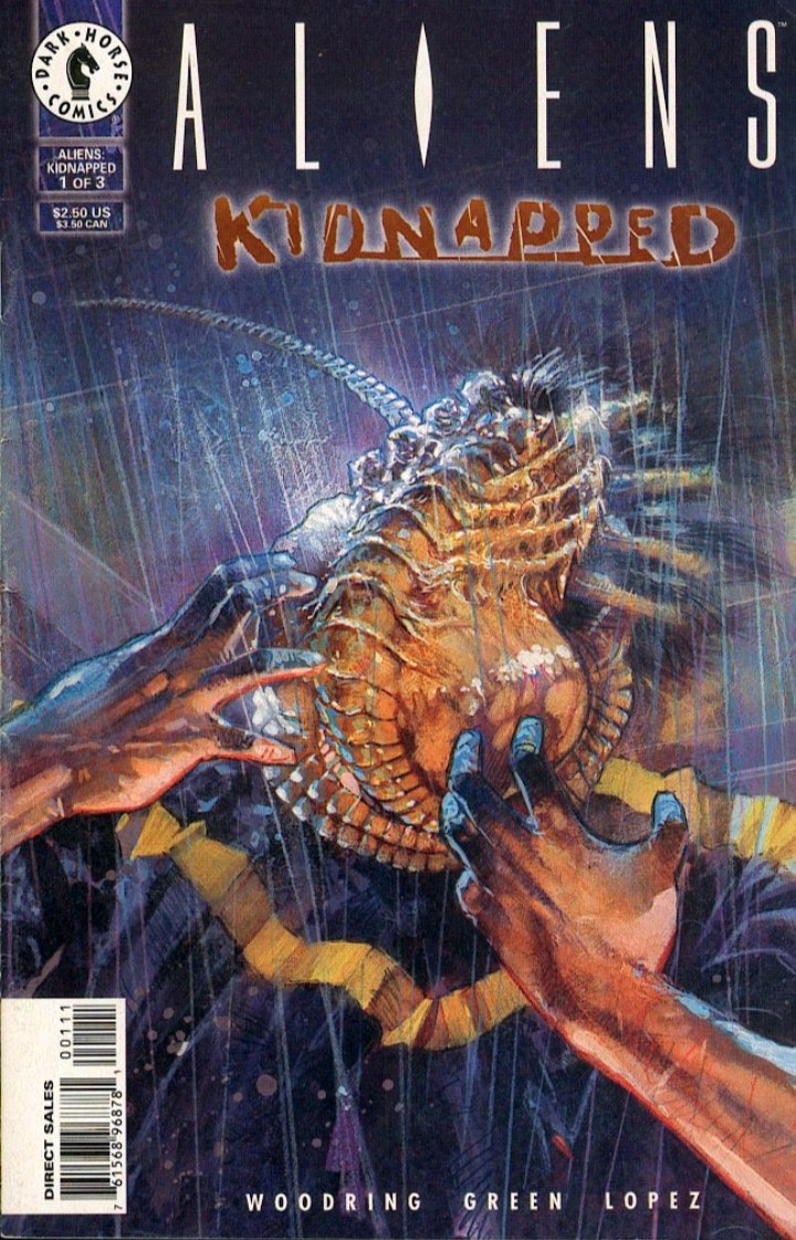 Portada ampliada de ALIENS KIDNAPPED