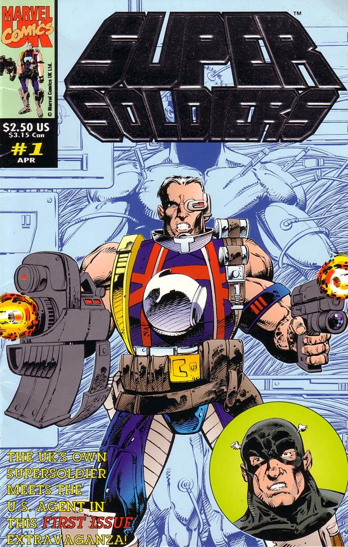 Portada ampliada de SUPER SOLDIERS