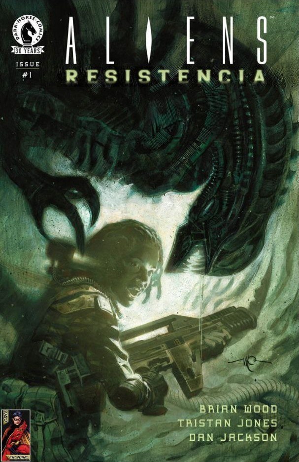 Portada ampliada de ALIENS RESISTENCIA