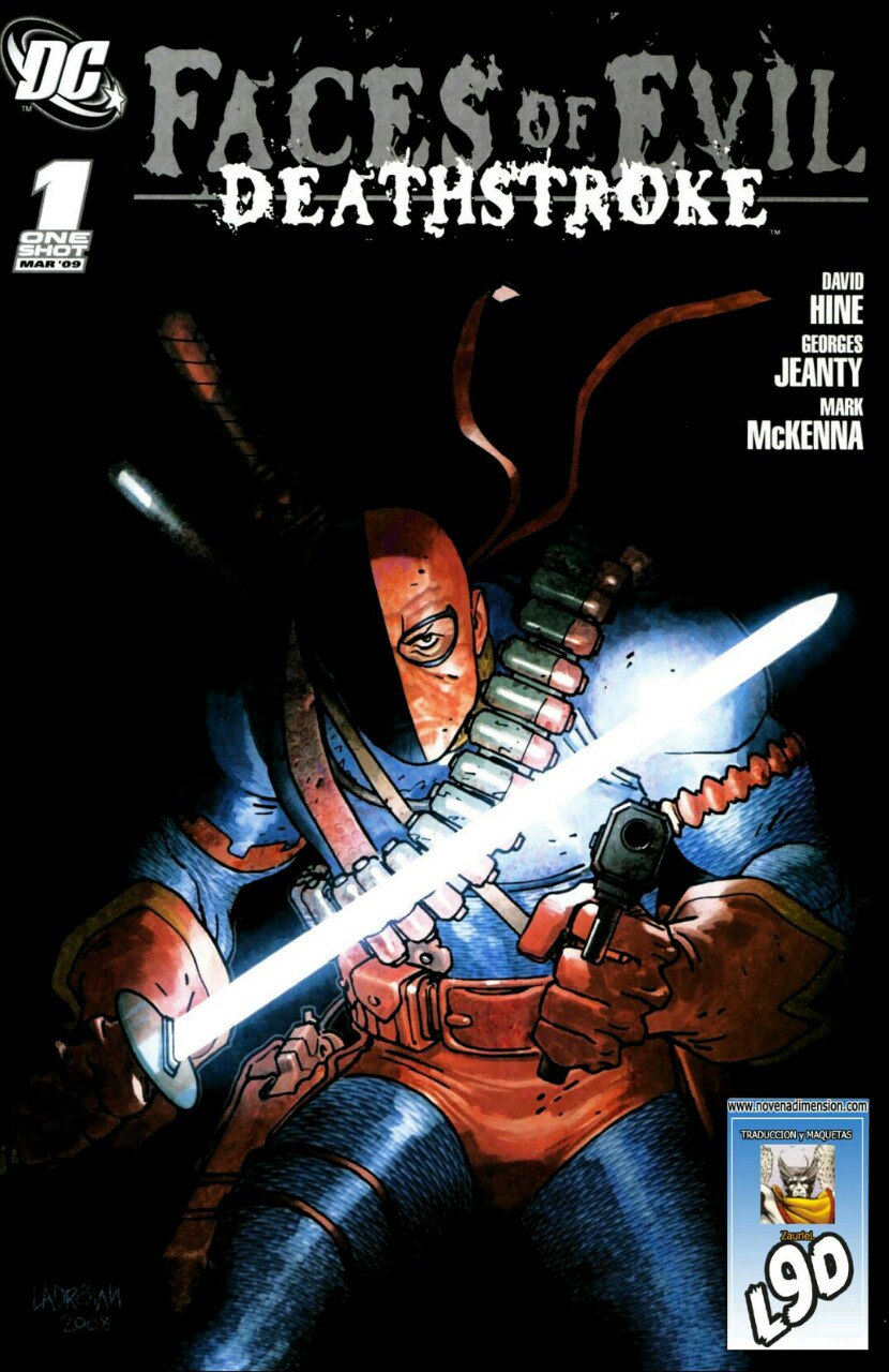 Portada ampliada de Faces of Evil: Deathstroke
